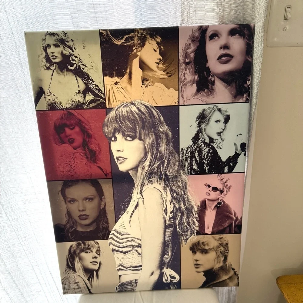 Taylor Swift Pop Art Style Celebrity Canvas from Eras Tour VIP memorabilia 18*24